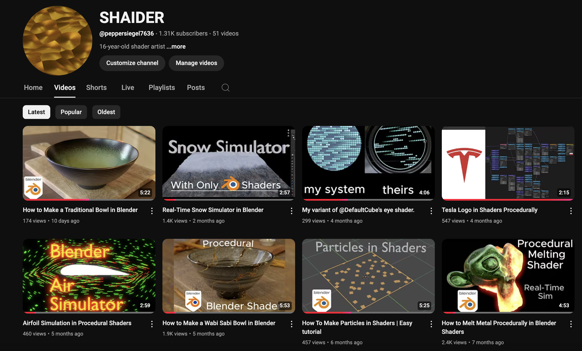 Shai Siegel shader work